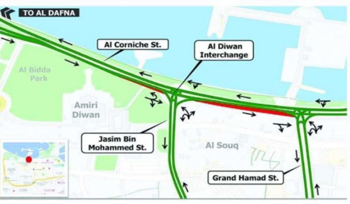  Ashghal announces three-month traffic shift on part of Al Corniche Street from Friday